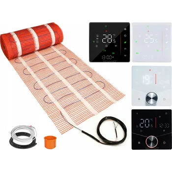 Topná rohož Sada TOPENÍ POD DLAŽBU topná rohož 26m2 130W/m2 + TERMOSTAT WarmO B60 B90 WIFI