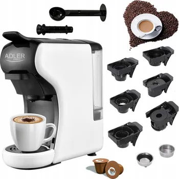 Kávovar TLAKOVÝ KÁVOVAR 11v1 NA KAPSLE Nespresso Dolce Gusto Tchibo