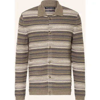 Pánské oblečení Marc O'polo Pánský Svetr, khaki / světle hnědá / černošedá, M