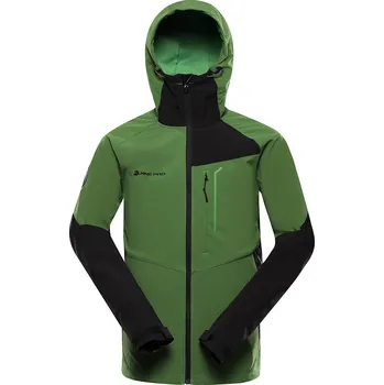 Pánská softshellová bunda s membránou ALPINE PRO ESPRIT zelená 3XL