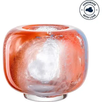 Váza Leonardo Váza CIPRIA DUE 20 cm – oranžovo-modrá