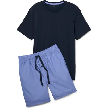 Pánské pyžamo 706868 - Tchibo - Krátké pyžamo - pro muže - vel. XXL 60/62 - barva: modrá
