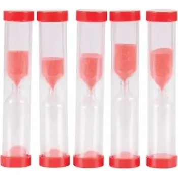 Hodiny Bigjigs Toys Přesýpací hodiny 30 sekund 1 ks červené (BJE0025-1)