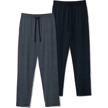 Pánské pyžamo 706841 - Tchibo - Pyžamové kalhoty - pro muže - vel. L 52/54 - barva: modrá/kostkovaný