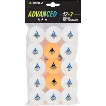 Pingpongový míček MÍČKY NA STOLNÍ TENIS PING PONG TRÉNINKOVÉ 3-HVĚZDIČKOVÉ 15 KS