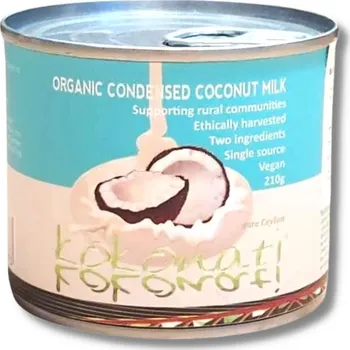 Rostlinné mléko CEYLON KOKONATI Bio Kondenzované kokosové mléko, 58% dužiny, 210ml