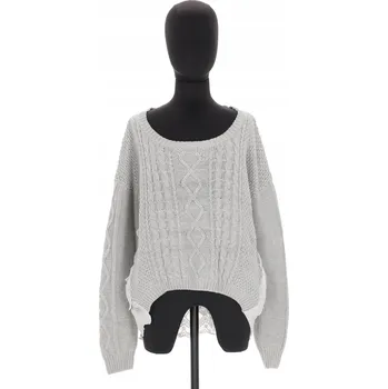 Dámský svetr Dámský svetr DreiMaster - šedý, S