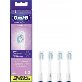 Náhradní hlavice k elektrickému kartáčku Oral-B Pulsonic Clean Hlavice pro sonické zubní kartáčky, 4 ks