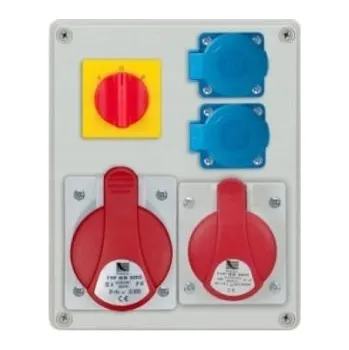 Rozvaděč Staveništní rozvaděč R-BOX 1x32A 1x16A 2x230V L/P