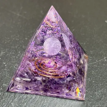 Pyramida Orgonit | 50x50mm | 60g | Ametyst