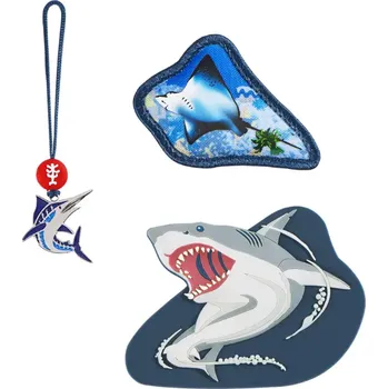 Školní batoh Doplňková sada obrázků MAGIC MAGS Nebezpečný žralok