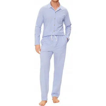 Pánské pyžamo Polo Ralph Lauren pánské pyžamo 714931640001 s dlouhým rukávem, velikost M