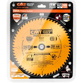 Pilový kotouč CMT ultra tenký pilový kotouč na dřevo pro příčné řezy 250x30 mm, 60 zubů