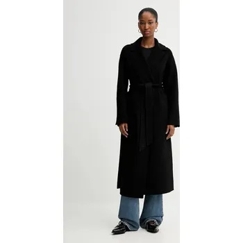 Dámský kabát Vlněný kabát FROM FUTURE WOU02229 černá 99X, vel. 42