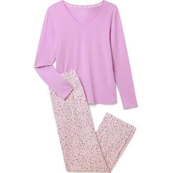 Dámské noční prádlo 719530 - Tchibo - Pyžamo - pro ženy - vel. XL 48/50 - barva: růžová/s potiskem