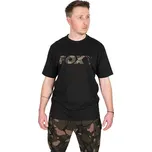 Tričko Fox Black/Camo Logo T-Shirt Velikost L