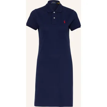 Dámské šaty Polo Ralph Lauren Dámské Polo Šaty Z Piké, tmavě modrá, 42