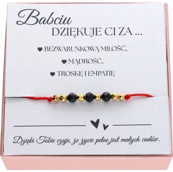 Náramek OCHRANNÝ náramek Talisman pro babičku PRO ŠTĚSTÍ ke DNI BABIČEK