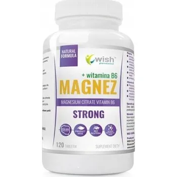 Tablety Wish Pharmaceutical hořčík s vitamínem B6 veganské 120 ks