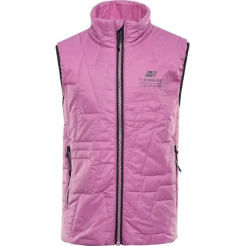 Chlapecká vesta vesta dětská ALPINE PRO BERFO s impregnací růžová