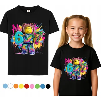 Dětské tričko Six Seven 67 Lego Tričko XL 164 cm + Tetování