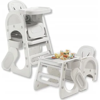 Jídelní židlička Multifunkční židlička na krmení a hraní se stolkem pro děti MICCOO
