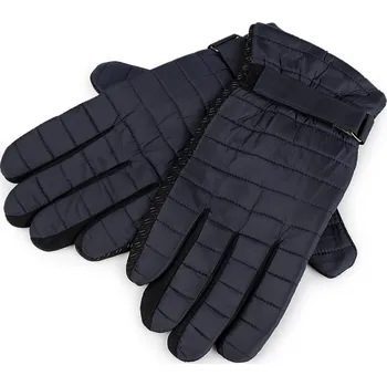 Rukavice Pánské prošívané rukavice, střední, 20 modrá tmavá