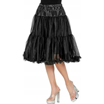 Dámská sukně SUKNĚ ČERNÁ TYLOVÁ 65 CM