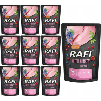 Krmivo pro psa Vlhké krmivo pro psy Rafi s krůtím masem, sada 10 x 300 g