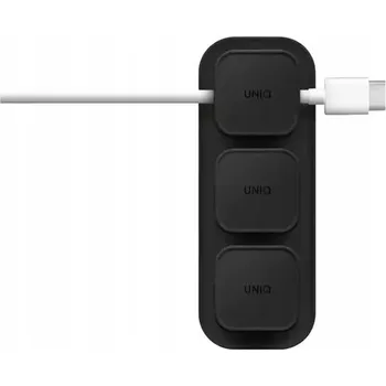 UNIQ DRŽÁK ORGANIZÉR NA KABELY SAMOLEPICÍ MAGNETICKÝ Černý