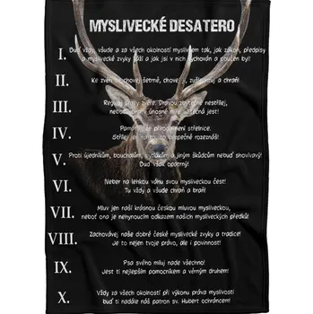 Dětská deka Deka - Myslivecké desatero