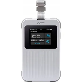 IP kamera Mobilní přenosný router Acer Connect M6E Wi-Fi 6E 5G/LTE Nano-SIM 8000 mAh