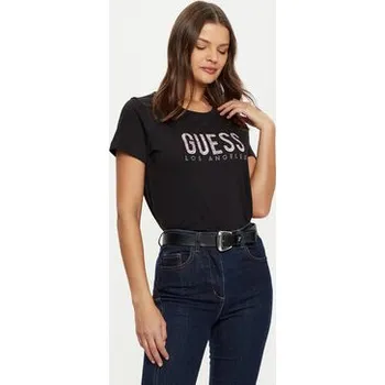Pánská móda Guess T-Shirt W5RI19 I3Z14 Černá Regular Fit M