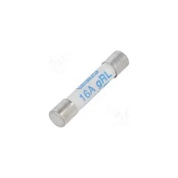 Autopojistky Pojistka tavná gRL 16A 400VAC keramická,kulatý 6,3x32mm