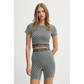 Pánské tričko Tričko Calvin Klein Underwear LV00QF8487 šedá 90X, vel. L