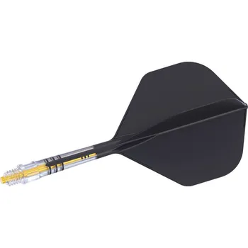 Šipka Cuesoul ROST T19 černo-žluté, No2 letky, carbon násadky velikost 3