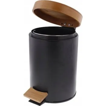 Odpadkový koš Koupelnový koš nerezová ocel oct 3l černý