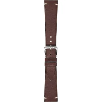 Řemínek na hodinky Vintage - Kožený řemínek na hodinky 18 mm hnědý
