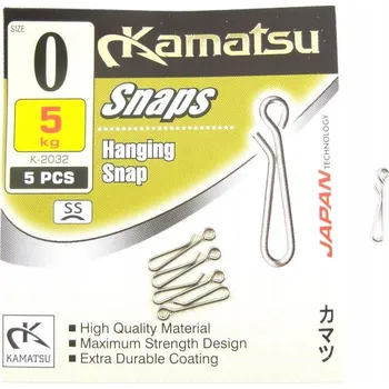 Obratlík s karabinkou Kamatsu OBRATLÍK S KARABINKOU HANGING SNAP K2032