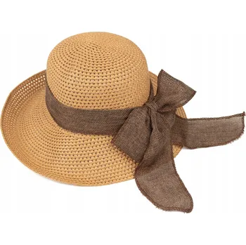 Klobouk Alessio slaměný klobouk béžový - univerzální velikost