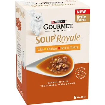 24×45g Gourmet Soup Royale - masový výběr (3 druhy)