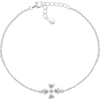 Náramek Brilio Silver Slušivý stříbrný náramek se zirkony BRC52W + 2 měsíce na vrácení zboží