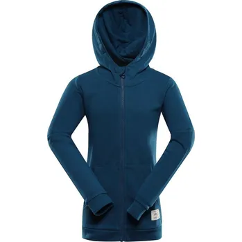 Chlapecká mikina mikina dětská ALPINE PRO LOKKO bavlněná modrá