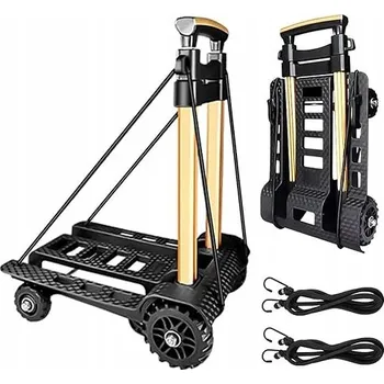 Zahradní vozík Skládací ruční vozík s tichými kolečky, nosnost 60 kg (1,8 kg)