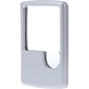 Lupa Kapesní klenotnická lupa na čtení zvětšení 3x 6x LED podsvícení Z