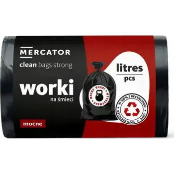 Pytle na odpadky Pytel na odpadky Mercator Medical černý 35 l 50 ks