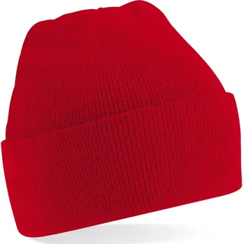 Zimní čelenka Beechfield Čepice Junior Original Cuffed Beanie B45b Velikost: uni, Barva: červená