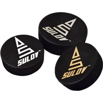 Puk Hokejový puk SULOV SENIOR, zlatý potisk