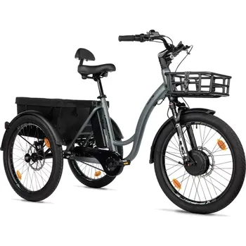 Horské kolo CARGO - TRICYCLE CURTIS X, FRONT MOTOR, GREY MATT