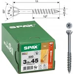 Šrouby do dřeva Spax 3,5 x 45 mm, 500 ks
